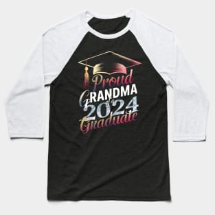 Proud Graduate 2024 Grandma Baseball T-Shirt